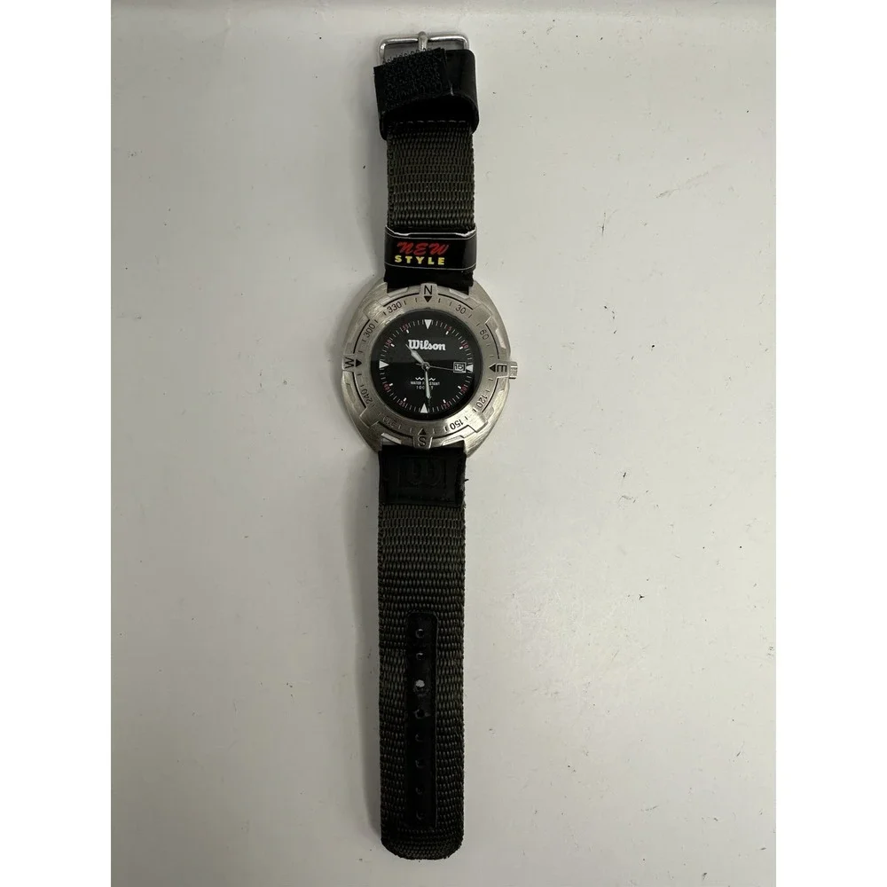 Wilson Mens‎ Watch W900-231 New Battery 47MM 8